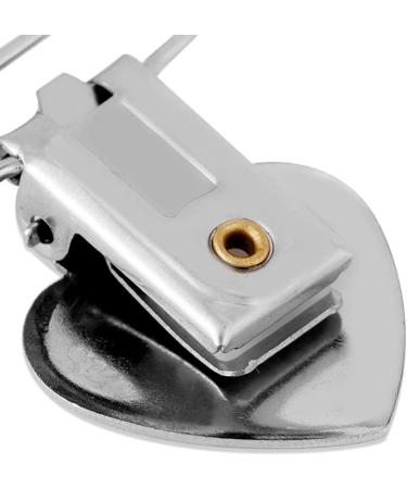 10pc Metal Heart Suspender Clips - DIY Pacifier Clips & Bib Holders | Perfect for Toys & Baby Essentials - Buy Online on GoSupps.com