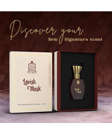 Adilqadri Lavish Musk Luxury 100% Alcohol Free Long Lasting Pure Musky and Unique Fragrance Attar Perfume for Men and Women Long Lasting Fragrance Natural Distiled (12 Ml/0.4 Fl Oz) - Buy Online on GoSupps.com