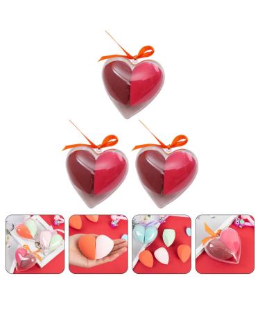 Housoutil Heart-Shaped Makeup Sponge Set - 6 Boxes of Highlighter & Eyeshadow Applicators for Flawless Skin Care | Travel-Friendly Makeup Tools - Buy Online on GoSupps.com