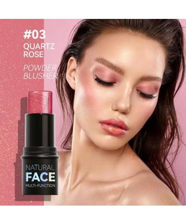 3 Pack Cream Contour & Highlighter & Blush Makeup Set Long Lasting Natural Weightless Buildable Contouring Bronzer Blush Stick Beauty Wand Liquid Highlighter Makeup (Set C) - Buy Online on GoSupps.com