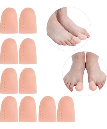 10 Pairs SEBS Big Toe Protector - Reusable Bunion Pads & Toe Separator (Light Skin Color) | International Shipping Available - Buy Online on GoSupps.com