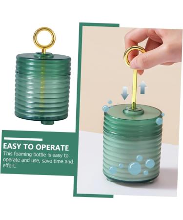 Ipetboom 1pc Compact Foaming Bottle Mini Frother Shampoo Foaming Bottle Bubbling Tool Soap Foam Bottle Milk Dispenser Toiletry Dispenser Milk Container Soap Dispenser Manual Abs 12.7x7.5cm Green - Buy Online on GoSupps.com