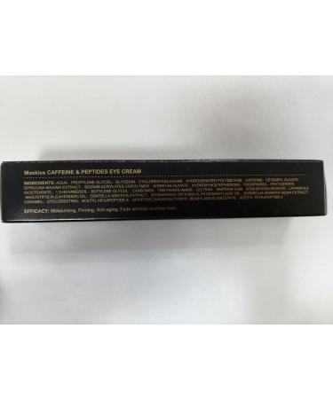 Maskiss Eye Cream for Wrinkles and Dark Circles Peptides + Caffeine Formula to Reduce Puffiness Fine Lines and Under Eye Bags - Buy Online on GoSupps.com