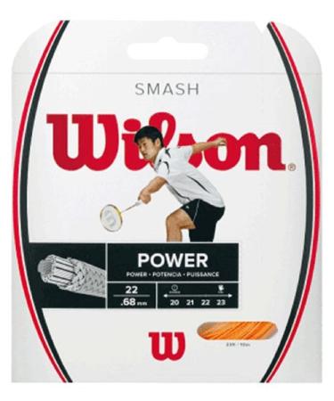 Wilson Unisex Adult Smash 66 Badminton Strings 10 Meters Orange - Buy Online on GoSupps.com