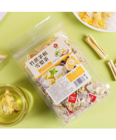 Enming Bamboo Cane Rock Sugar Pear Tea 300g - Natural and Refreshing Tea Blend - Buy Online on GoSupps.com