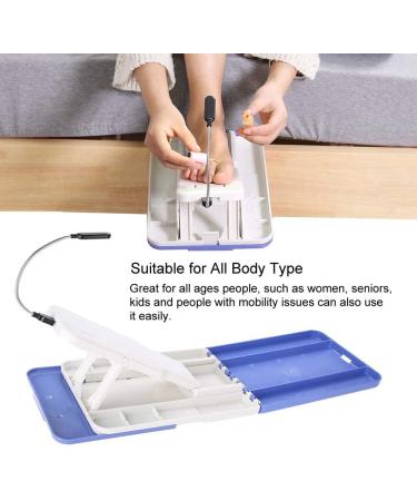 Foot Stand Adjustable Pedicure Nail Tool Foot Stand Manicure Pedicure Tool with Light - Buy Online on GoSupps.com