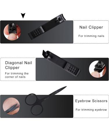 10-Piece Manicure Kit for Men & Women - Nail Clippers Toenail Clippers & Nail File - Premium Manicure Tools for Perfect Nails - Buy Online on GoSupps.com