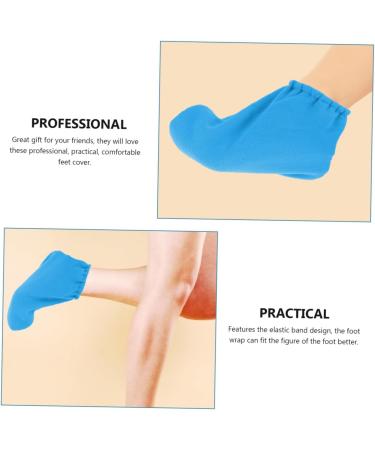 Healeved 1paire Couvre Cire De Paraffine Pour Soins Des Accessoires De Beaut Chauffants Et Hydratants Professionnelle Pour P dicure 30x23cm bleu - Buy Online on GoSupps.com