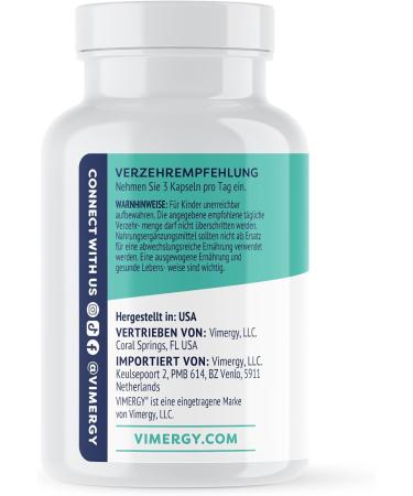 Vergy Vegan EPA DHA - Omega 3 Algae Oil Capsules (90 pcs) | Gelatin-Free Gluten-Free Kosher - Buy Online on GoSupps.com