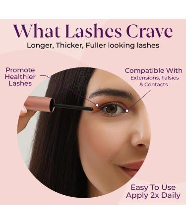 Skinqore GlamLash Eyelash Serum for Growth & Thickness | Boost Lashes & Brows with Keratin Peptides & Amino Acids | 3ml - Buy Online on GoSupps.com