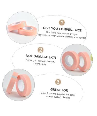 MAGICLULU 12 Rolls Eyelash Tape Colored Duct Tape Coloured Tape Adhesive Lash Tape Barrier Tape Green Duct Plumbing Tools Beauty Salon Strip Cosmetic Non-woven Tape Pink Sensitive - Buy Online on GoSupps.com