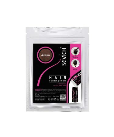 Sevich Hair Fibers Hair Building Fibers Original Refill Natural Keratin Fibers for Thin Hair 100g chestnut brown