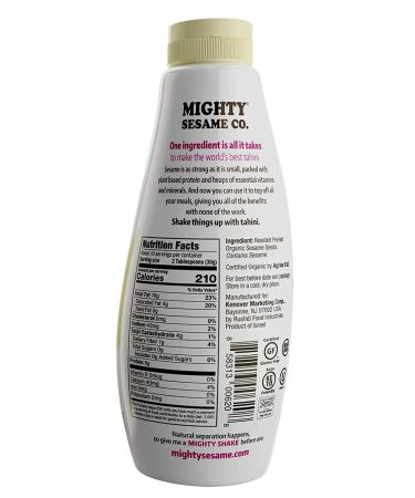 Mighty Sesame Co. Organic Tahini Paste 10.9oz (2 Pack) - Gluten Free, Vegan, Non-GMO, Keto Friendly - Buy Online on GoSupps.com