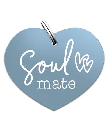 Soulhorse brand horse pony dogs Happy brand Horse brand Happy Briders Guardian Angel saddle heart bridle bridle front stuff key rings Talisman for animals and humans (soulmate blue)