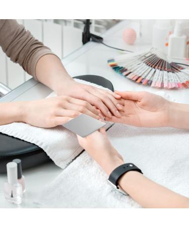 Minkissy 2 Set Stainless Steel Nail Art Palette Tablets - Rustproof Cosmetic Makeup Mixing Trays for Pigments & Coatings - Buy Online on GoSupps.com