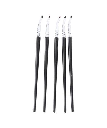 Tbest VGEBY Set of 5 Fine Curved Makeup Brushes for Gel Easy to Grip for a Wedding Party