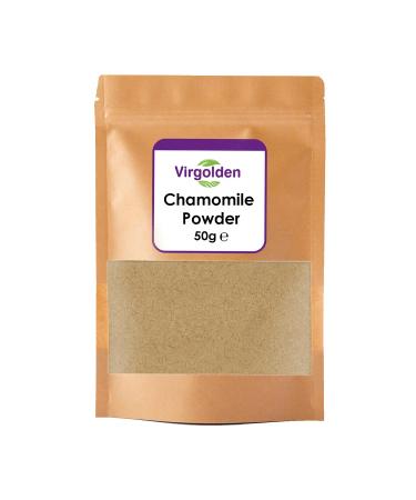 Chamomile Flowers Powder 50g by Virgolden