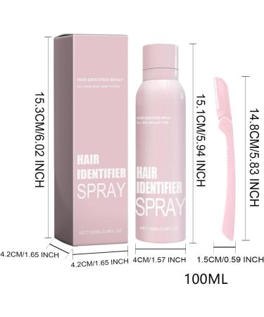 Hair Identifier Spray for Face Shaving | Skin Body Hair Identifier Spray for Dermaplaning | No Irritation Quick Depilatory Hair Identifier Soothing Spray for Face 1 Set - Buy Online on GoSupps.com