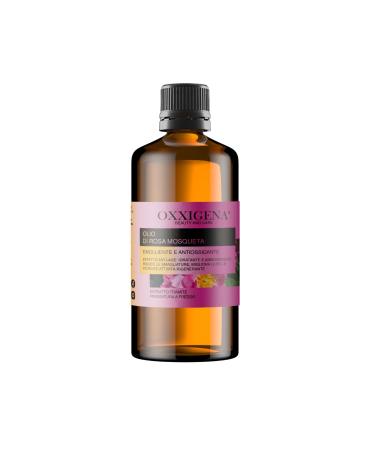 Oxxigena - Huile de Rose Musqu e Pure 100% Flacon de 250 ml Hydratante Polyvalente pour Peau S che et Gerc e Id ale contre les Rides les Cicatrices les Ongles ou les Cheveux 250 ml (Lot de 1)