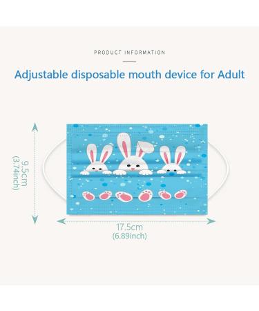 Buy Albert Easter Egg Print Disposable Masks 10 Pack Adults Mouth & Nose Protection Ideal for Men & Women - Buy Online on GoSupps.com