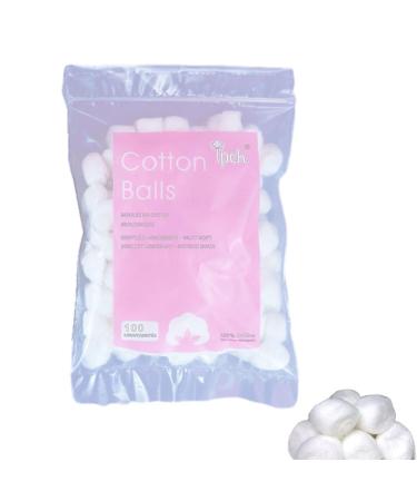 Cotton Balls | White Baby Cotton Balls - Multipurpose Absorbent Makeup Remover for Deep Skin Cleansing Makeup Cleaning Household Needs Gimocool