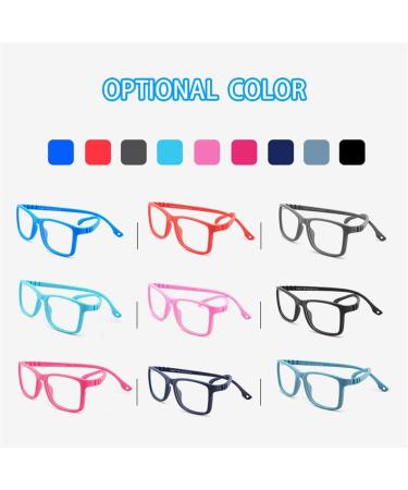 Gukoo Children's Classic Blue Light Filter Glasses - Anti-Fade Anti-Eye Fatigue TR90 Frame - Buy Online on GoSupps.com