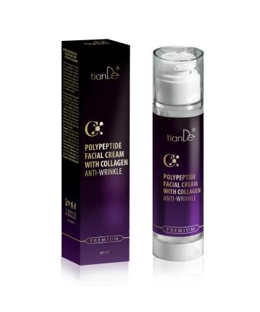 TianDe Premium Polypeptide Face Cream with Collagen AntiWrinkle Formula 50 ml