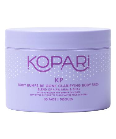 Kopari KP Body Bumps Be Gone Clarifying Body Pads | 4.4% AHAs & BHAs | Reduces Pores, Bumps, Dark Spots | Smooths Skin Texture | Vegan & Cruelty-Free - Buy Online on GoSupps.com