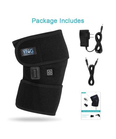 Heating Knee Brace Wrap - Ultimate Heated Knee Pad for Pain Relief Arthritis Injury Recovery & Cramps | International Shipping - Buy Online on GoSupps.com