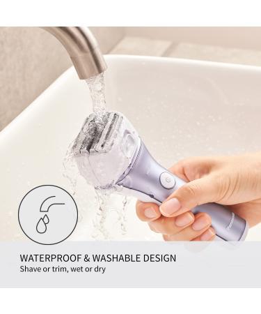 Panasonic ES-WL80-V Women's Electric Shaver - Cordless 4-Blade, Bikini Attachment, WetDry Use (Purple) - Buy Online on GoSupps.com