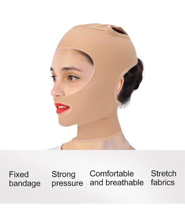 Facial Slimming Belt | V Line Lifting Chin Strap for Men and Women | Breathable Elastic V Face Slimming Belt (L) - Buy Online on GoSupps.com