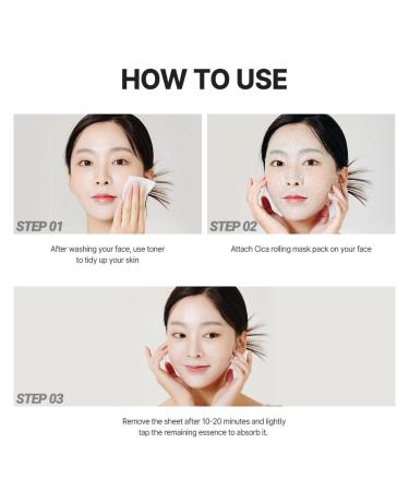 MEDITHERAPY CICA Rolling Mask Lacto Bifida - 7 Pack (29g each) | Calming & Hydrating Korean Skincare - Buy Online on GoSupps.com