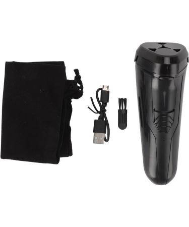JTLB Electric Beard Trimmer for Men - Cordless Rechargeable Beard Clipper with 3 Floating Heads (Black) - International Shipping Available - Buy Online on GoSupps.com