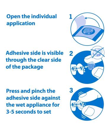OrthoDots CLEAR (24 Count) - Silicone Dental Wax Alternative for Braces Pain Relief - Long-lasting & Moisture Activated - Pack of 2 - Buy Online on GoSupps.com