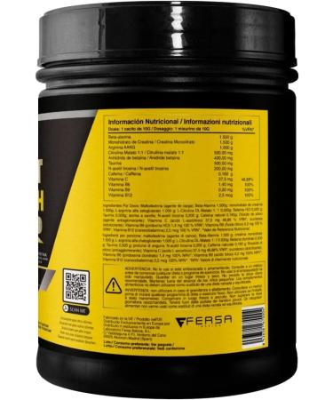 Healthy Fusion Ultra Pre-Workout - Powerful Beta-Alanine L-Arginine AAKG Creatine & Caffeine | Watermelon Flavor | 300g - International Shipping Available - Buy Online on GoSupps.com