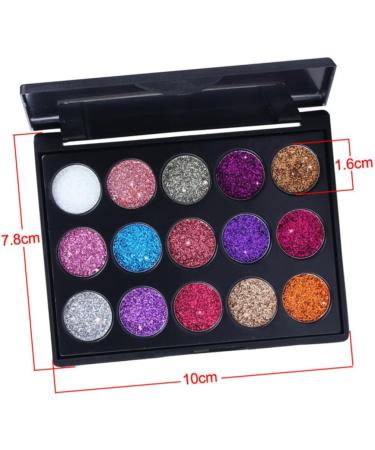 Beavorty Eyeshadow Palette 3pcs 15 Shadow Pearly Matte Makeup Lustre Colors Cosmetic Eye Pallet Combination Eye Shadow Palettes 1 count (Pack of 1) As Shownx3pcs - Buy Online on GoSupps.com