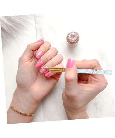 FRCOLOR Set of 5 Brushes for Nail Art Tips Nail Tools de Gel Painting Tools Nail Gel Polish Nail Art Sticks for Practice Nail Art Display Pen Rhinestones Nail Polish Care Set Decorate 3D Nail Set - Buy Online on GoSupps.com