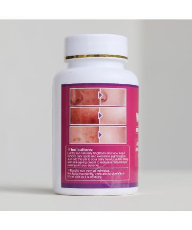8000mg Glutathione Skin Whitening Tablets | Lighten Dark Spots & Acne Scars | 60 Tablets Supplement - Buy Online on GoSupps.com