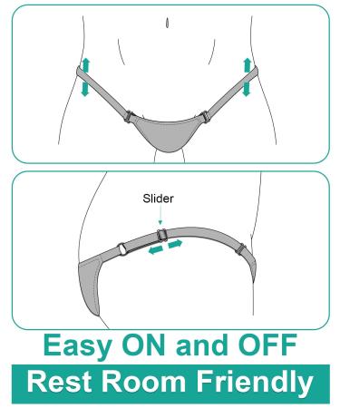 Pelvic Support Belt for Pregnancy | 2-in-1 Back Brace & Belly Band for SPD Uterus Support and Postpartum Relief | Trimmable & Minimalist Design - Buy Online on GoSupps.com
