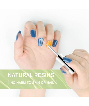 Gel Liner Nail Art Polish Set - 10ml, 4 Colors - Black, White, Gold, Silver - Nail Design Paint with Thin Brush - for Swirl Nails, French Tips, Manicure - DIY at Home - Buy Online on GoSupps.com
