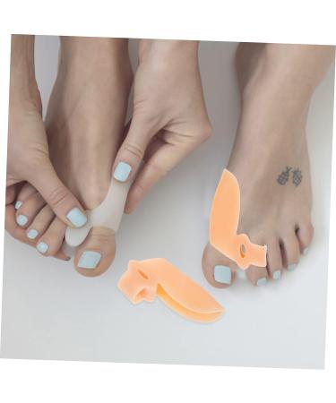 BESPORTBLE Silicone Toe Separator and Protector - 4 Pairs Skin Color - Toe Dividers for Big Toe Isolation - Bunion Toe Spacers and Straightener - Buy Online on GoSupps.com