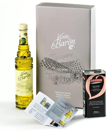 Venta del Bar n Gift Box: Award-Winning Extra Virgin Olive Oil from C rdoba 500ml, World Cup Winner - Buy Online on GoSupps.com
