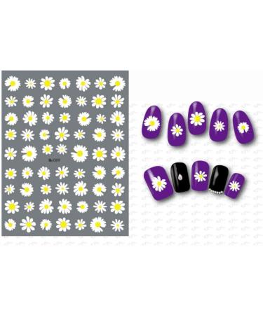 Nail Decorations Sunflower Daisy Designs Self-adhesive Nail Art Sticker Flowers Nail Sticker Nail Jewelry Accessories Nail Art Decorations(2) Style2 - Buy Online on GoSupps.com