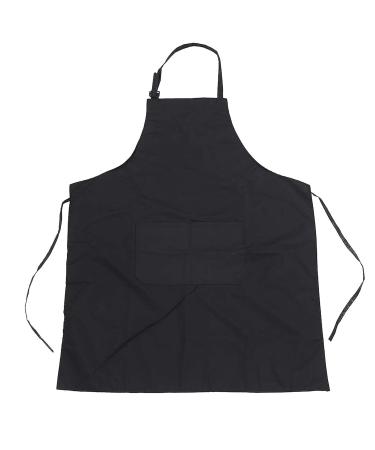 Buy Black Hairdresser Apron | Adjustable Salon Cutting Cape with Pockets - Perfect for Barbers - Buy Online on GoSupps.com
