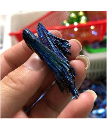 Natural Crystal Rough Natural Quartz Crystal Jet Stone Rainbow Titanium Tail Cluster Specimen Household yuebang - Buy Online on GoSupps.com