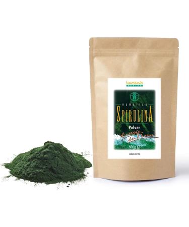 Original Hawaiian Spirulina 500g Powder | Ivarssons Natural Dried Algae | Pure Spirulina Refill Pack | International Shipping Available - Buy Online on GoSupps.com