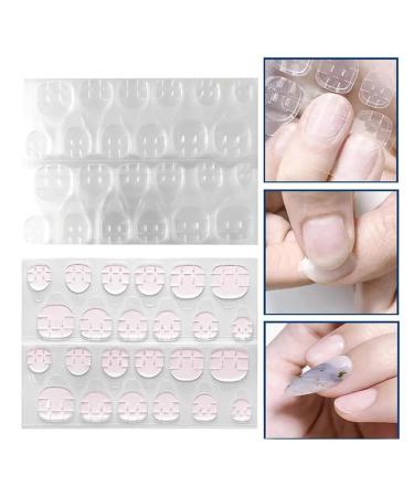 Convenient Double-Sided False Nail Tips Sticky Tabs Glue Easy To Apply Portable Nail Art Glue Nail Supplies DIY Nail Tool Nail Art Equipment(Clear) - Buy Online on GoSupps.com