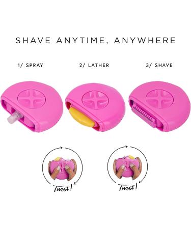 Sha-Ver 3-in-1 Women's Hair Remover Tool | Portable Manual Body Hair Cutter for Legs & Forearms - Buy Online on GoSupps.com