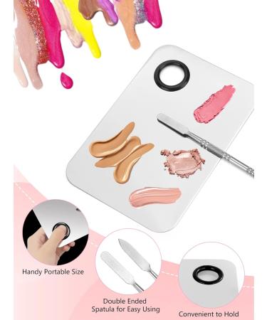LIONVISON Disposable Makeup Applicators Makeup Mixing Palette with Spatula and 262 PCS Disposable Makeup Brush Tools Mascara Wands Lip Brushes Eyeliner Brushes Makeup Hair Clips with Organizer Box - Buy Online on GoSupps.com