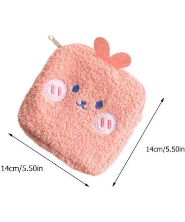 Cabilock Women's Rabbit Pattern Breastfeeding Pillow Holder Bag - Mini Cultural Purse with Pockets for Money & Coins - Pink - Ideal for Girls & Women - Buy Online on GoSupps.com